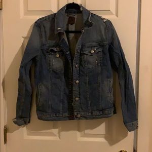 Joe’s distressed boxy denim jacket